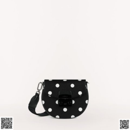美國代購正品 Furla METROPOLIS 波點馬鞍包