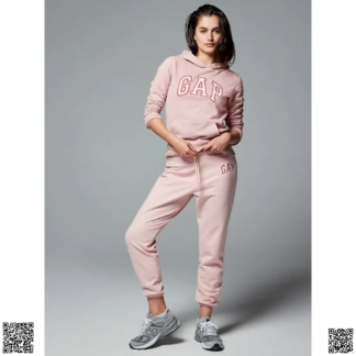 美國代購正品 Gap Logo 抓絨慢跑褲
