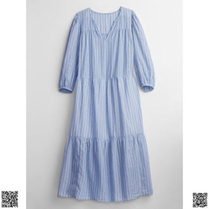 美國代購正品 Gap 條紋連衣裙