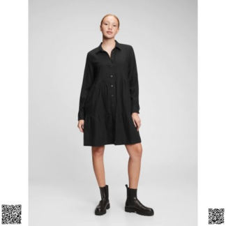 美國代購正品 Gap 法蘭絨分層襯衫裙