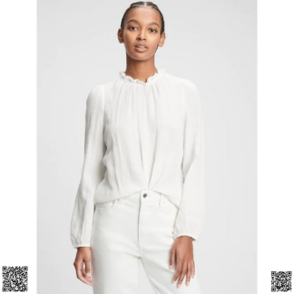 美國代購正品 Gap 荷葉邊領上衣