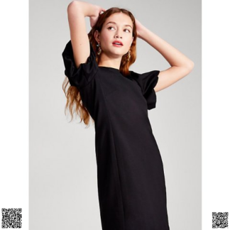 美國代購正品 Kate Spade 泡泡袖小黑裙