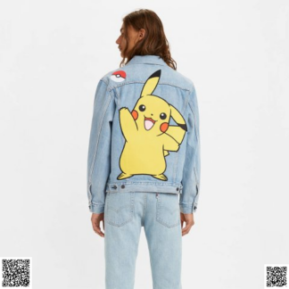 美國代購正品 Levi s X Pokemon 皮卡丘牛仔外套