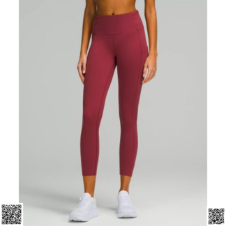 美國代購正品 Lululemon Fast and Free 緊身褲25 Brushed Nulux
