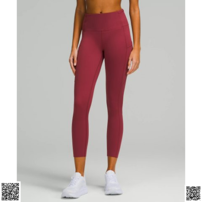 美國代購正品 Lululemon Fast and Free 緊身褲25 Brushed Nulux