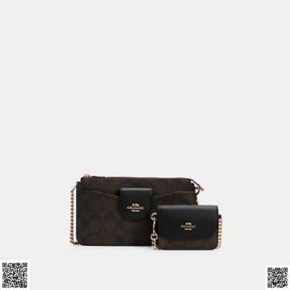 美國代購正品 Poppy 二閤一 鏈條包