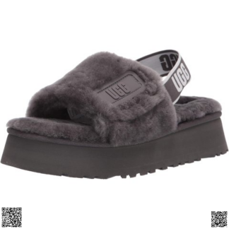 美國代購正品 UGG 厚底毛毛拖鞋