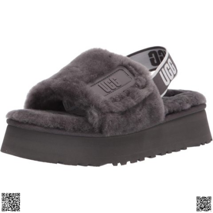 美國代購正品 UGG 厚底毛毛拖鞋