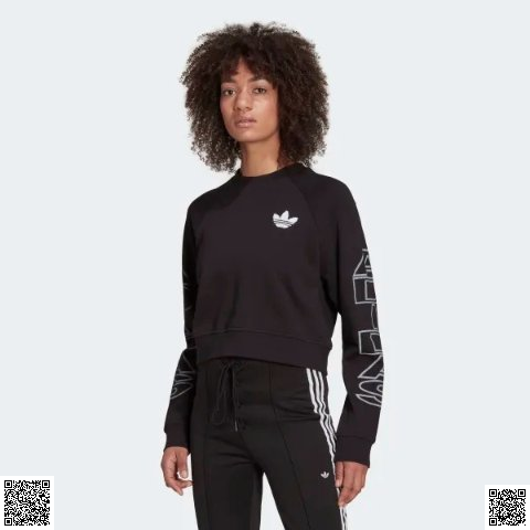 美國代購正品 Adidas Cropped Letter 衛衣