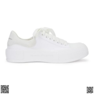 美國代購正品 Alexander McQueen 厚底小白鞋
