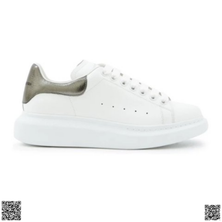 美國代購正品 Alexander McQueen 銀尾小白鞋