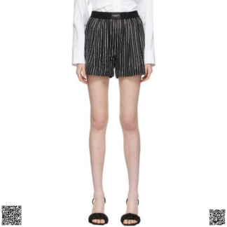 美國代購正品 Alexander Wang Black Silk 短褲