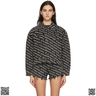 美國代購正品 Alexander Wang logo牛仔外套