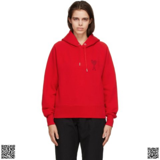 美國代購正品 Ami Alexandre Mattiussi Red Ami de Coeur 帽衫