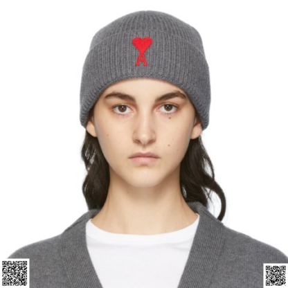 美國代購正品 Ami Alexandre Mattiussi 愛心毛綫帽
