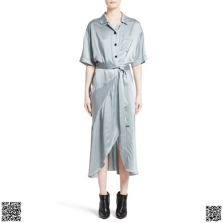 美國代購正品 Burberry Emily 真絲襯衫裙