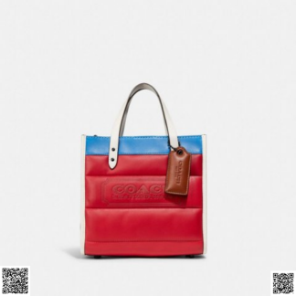 美國代購正品 Coach Field Tote 絎縫托特包