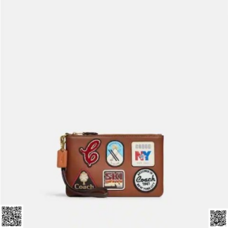 美國代購正品 Coach 徽章手拿包