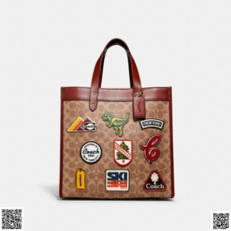 美國代購正品 Coach 徽章托特包