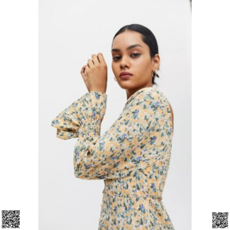 美國代購正品 Floral Bardot 連衣裙