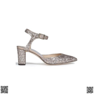 美國代購正品 Jimmy Choo 粗跟鞋