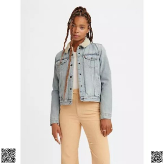 美國代購正品 Levi s 毛領牛仔夾剋