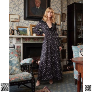 美國代購正品 Sister Jane Familiar V領碎花長裙