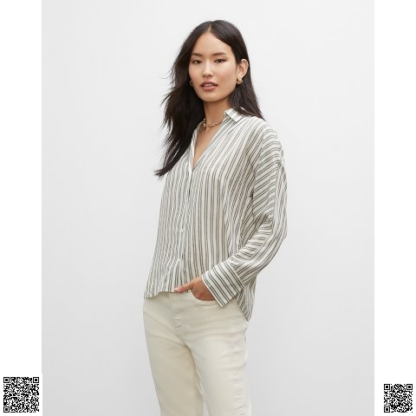 美國代購正品 Club Monaco 條紋襯衫