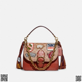 美國代購正品 Coach Beat 徽章斜挎包