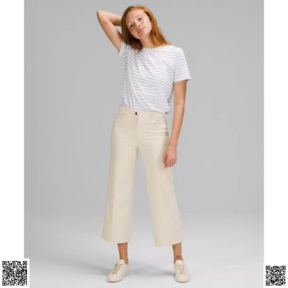美國代購正品 Lululemon City Sleek 5 Pocket闊腿褲 7/8