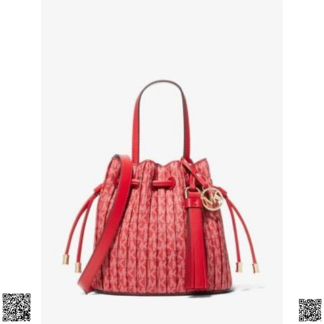 美國代購正品 Michael Kors 褶皺水桶包
