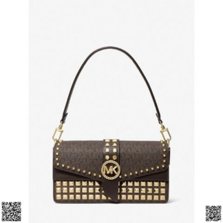 美國代購正品 Michael Kors 鉚釘法棍包