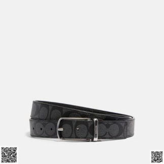美國代購正品 Skinny Buckle Cut To Size Reversible 老花腰帶