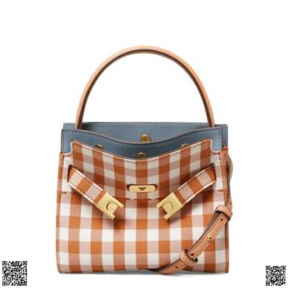 美國代購正品 Tory Burch Lee Radziwill 格紋單肩包