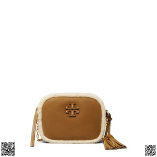 美國代購正品 Tory Burch McGraw Genuine Shearling 相機包