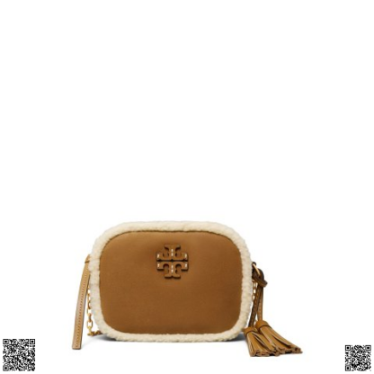 美國代購正品 Tory Burch McGraw Genuine Shearling 相機包