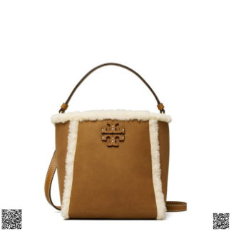 美國代購正品 Tory Burch McGraw 剪羊毛水桶包