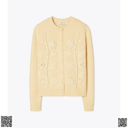 美國代購正品 Tory Burch 提花刺綉開衫