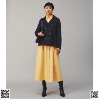 美國代購正品 Tory Burch 雙麵羊毛大衣