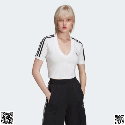 美國代購正品 Adidas Adicolor 短款V領上衣多色選