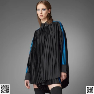美國代購正品 Adidas Blue Version Pleated 上衣