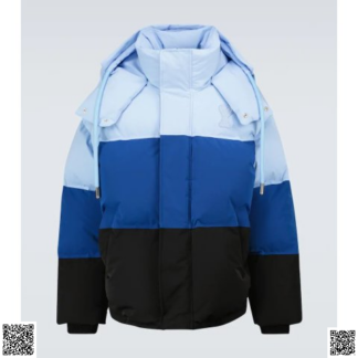 美國代購正品 Ami Paris Ami De 漸變藍羽絨服