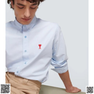 美國代購正品 Ami Paris Ami de Coeur 男士愛心長襯衣