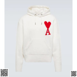 美國代購正品 Ami Paris 愛心羊毛連帽毛衣
