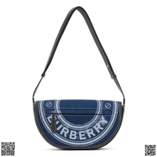 美國代購正品 Burberry Olympia 牛仔半月包