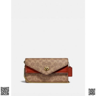 美國代購正品 Coach Aster 老花鏈條包