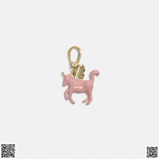美國代購正品 Coach Enamel Uni 獨角獸鑰匙扣