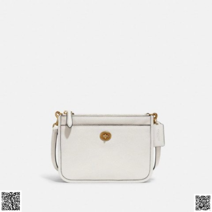 美國代購正品 Coach Slim Turnlock 斜挎包