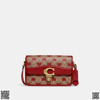 美國代購正品 Coach Studio 愛心斜挎包