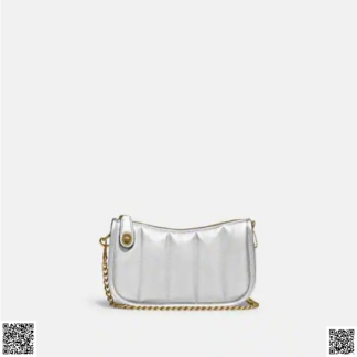 美國代購正品 Coach Swinger 20 絎縫鏈條包
